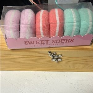 Pastel Collection Macaron socks - 3 Pairs